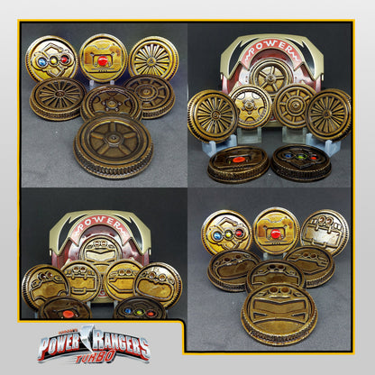 Power Rangers Turbo - Gekisou Sentai Carranger Power Coins [Legacy Morpher - Lightning Collection Morpher - Classic 1993 Morpher]