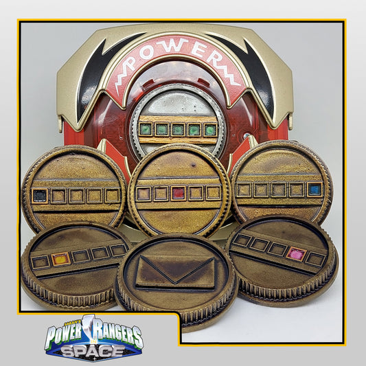 Power Rangers In Space - Denji Sentai Megaranger Power Coins [Legacy Morpher - Lightning Collection Morpher - Classic 1993 Morpher]