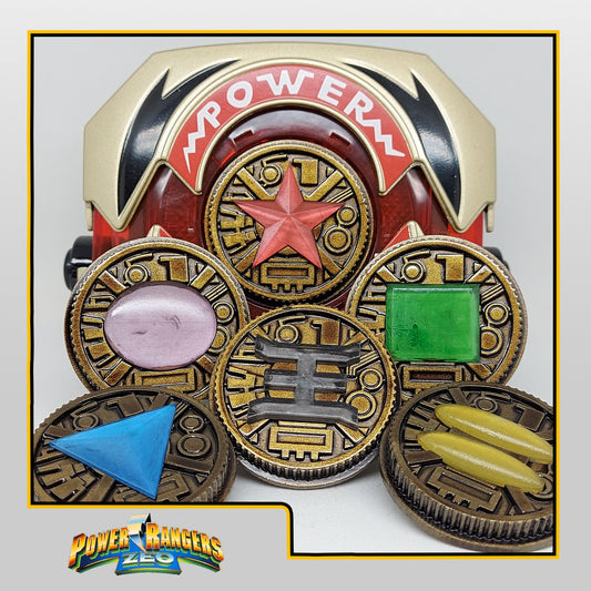 Power Rangers Zeo - Chouriki Sentai Ohranger Power Coins [Legacy Morpher - Lightning Collection Morpher - Classic 1993 Morpher]