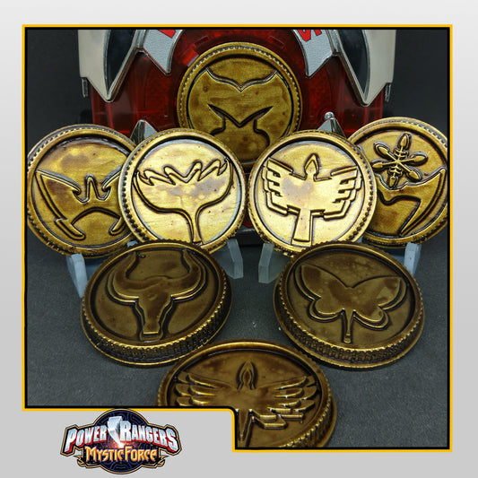 Power Rangers Mystic Force - Mahou Sentai Magiranger Power Coins [Legacy Morpher - Lightning Collection Morpher - Classic 1993 Morpher]