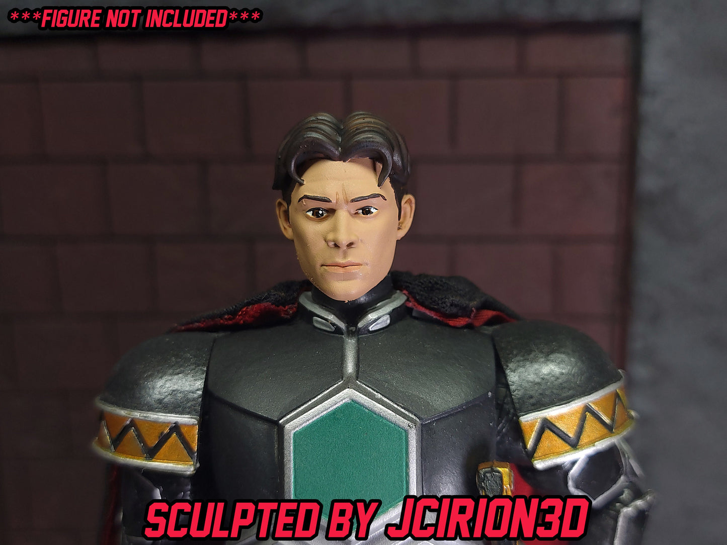 Mike Corbett / Magna Defender Headsculpt | Lightning Collection Accessory | 3D Printed