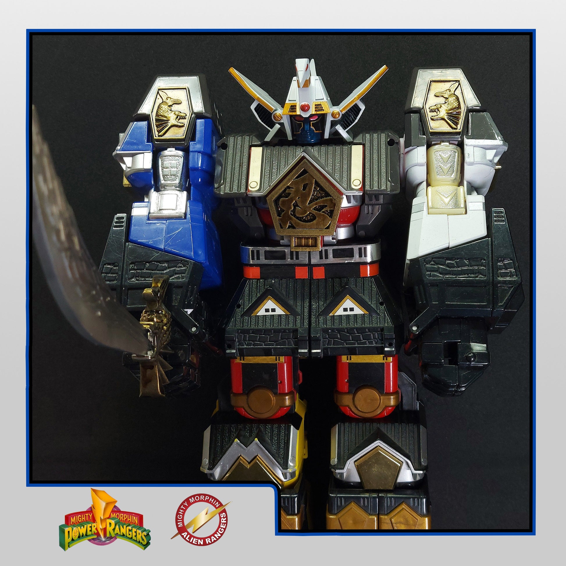 Mighty Morphin Power Rangers Deluxe Shogun Megazord 3D Printed Replacement Parts | Upgrades [1995]