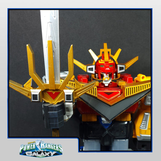 Power Rangers Lost Galaxy Deluxe Galaxy Megazord Lights of Orion Set 3D Printed Parts [1999]