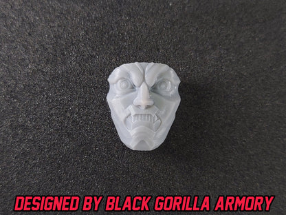 Robo Rita Repulsa Faceplate | Lightning Collection Accesory | 3D Printed | Created by Black Gorilla Armory