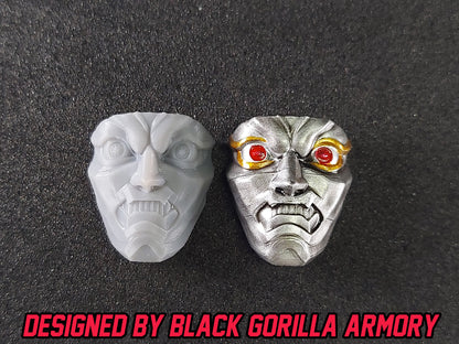 Robo Rita Repulsa Faceplate | Lightning Collection Accesory | 3D Printed | Created by Black Gorilla Armory