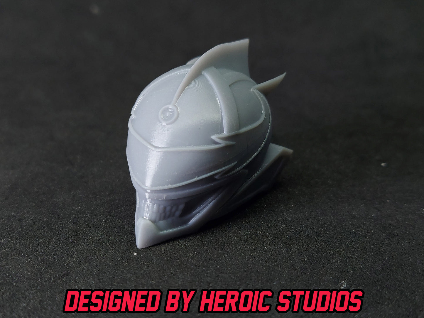 Boom Comics Power Rangers - Lightning Collection Black Death Ranger Painted Helmet | Created by Heroic Studios