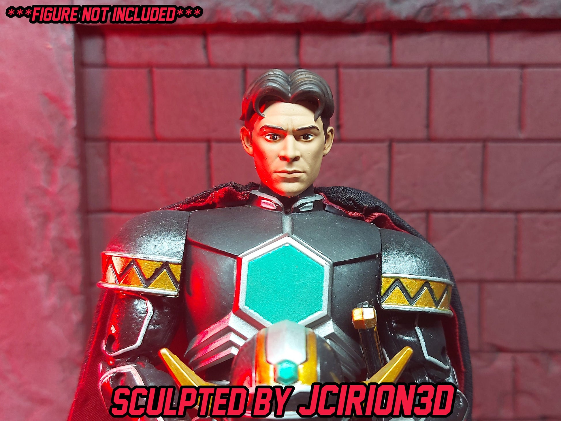 Mike Corbett / Magna Defender Headsculpt | Lightning Collection Accessory | 3D Printed