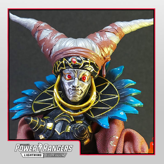 Robo Rita Repulsa Faceplate | Lightning Collection Accesory | 3D Printed | Created by Black Gorilla Armory