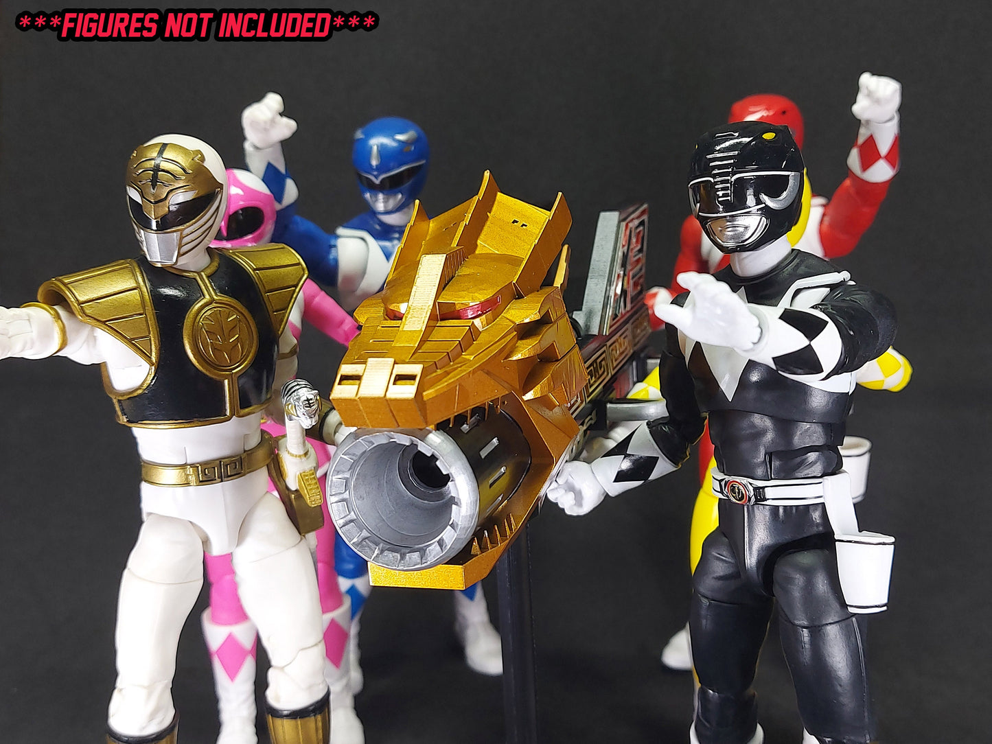 Mighty Morphin Power Rangers - Power Cannon \ DaiRanger - Super Qi-Power Bazooka | Lightning Collection Accessory Weapons