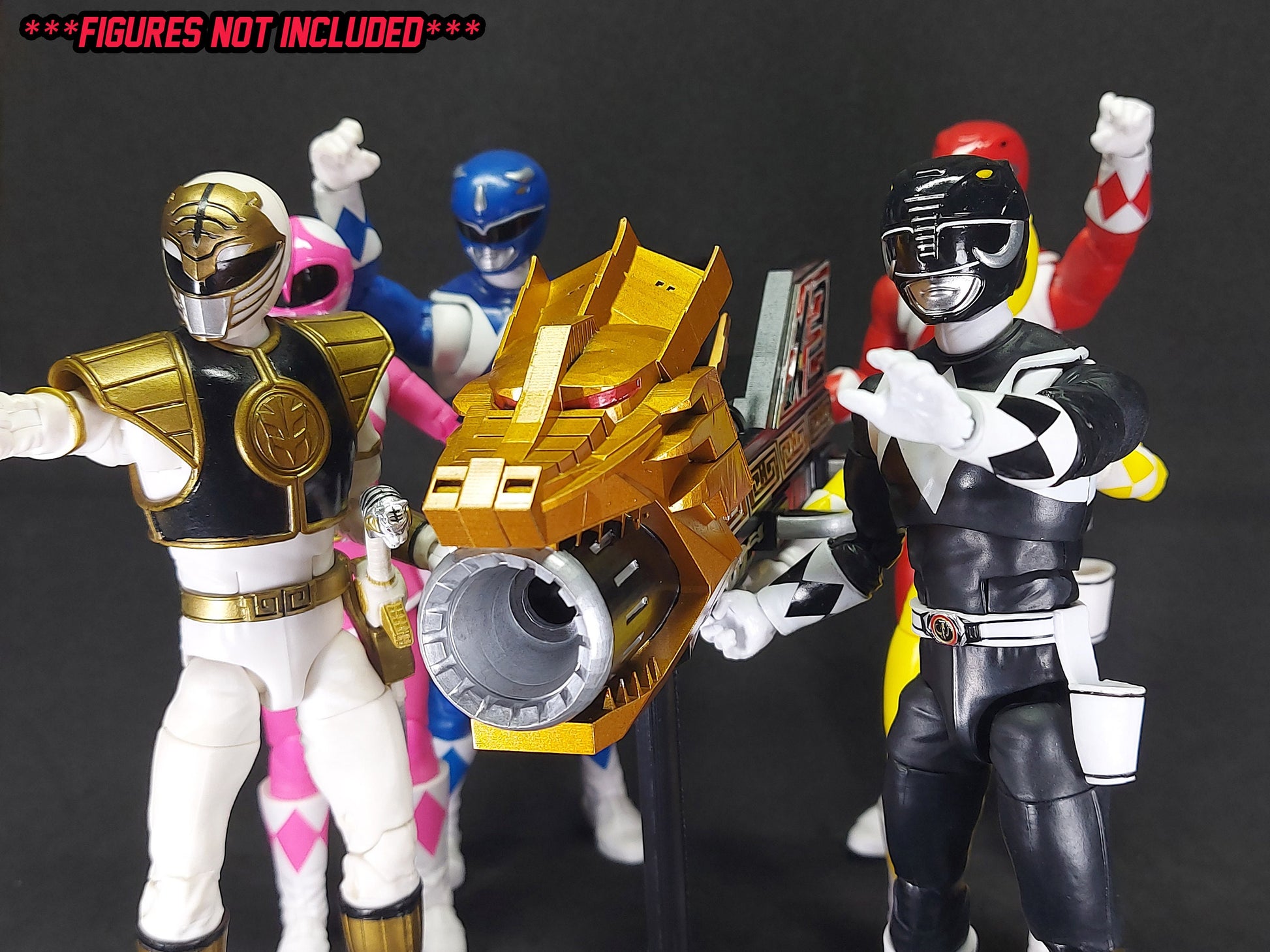 Mighty Morphin Power Rangers - Power Cannon \ DaiRanger - Super Qi-Power Bazooka | Lightning Collection Accessory Weapons