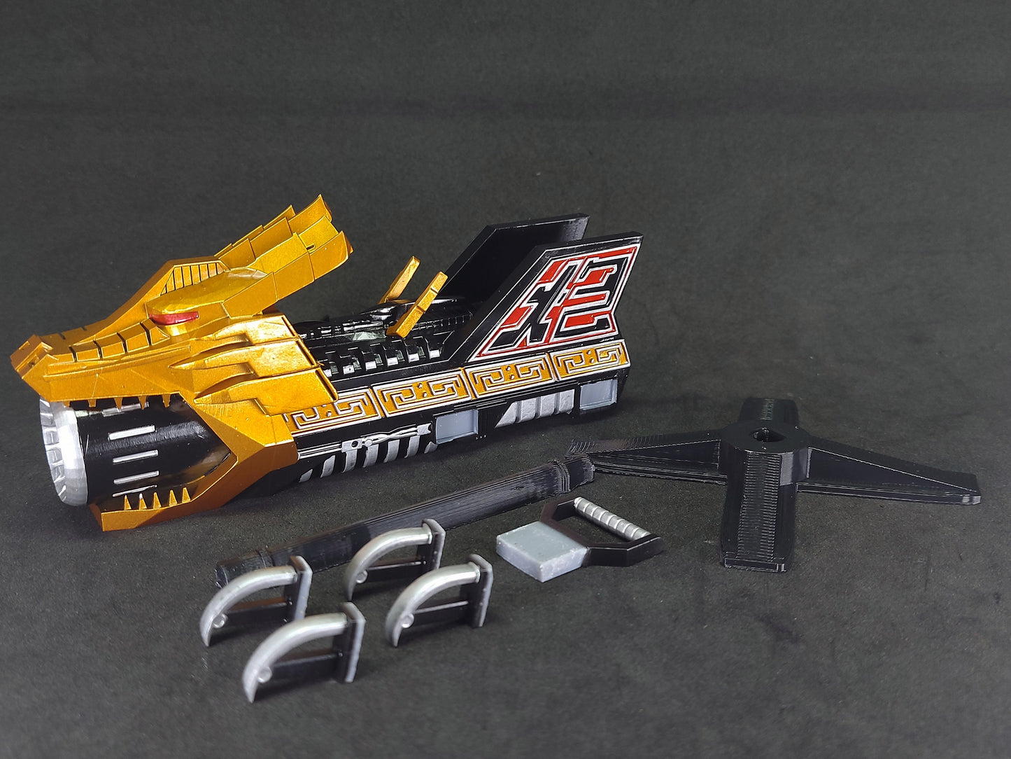 Mighty Morphin Power Rangers - Power Cannon \ DaiRanger - Super Qi-Power Bazooka | Lightning Collection Accessory Weapons