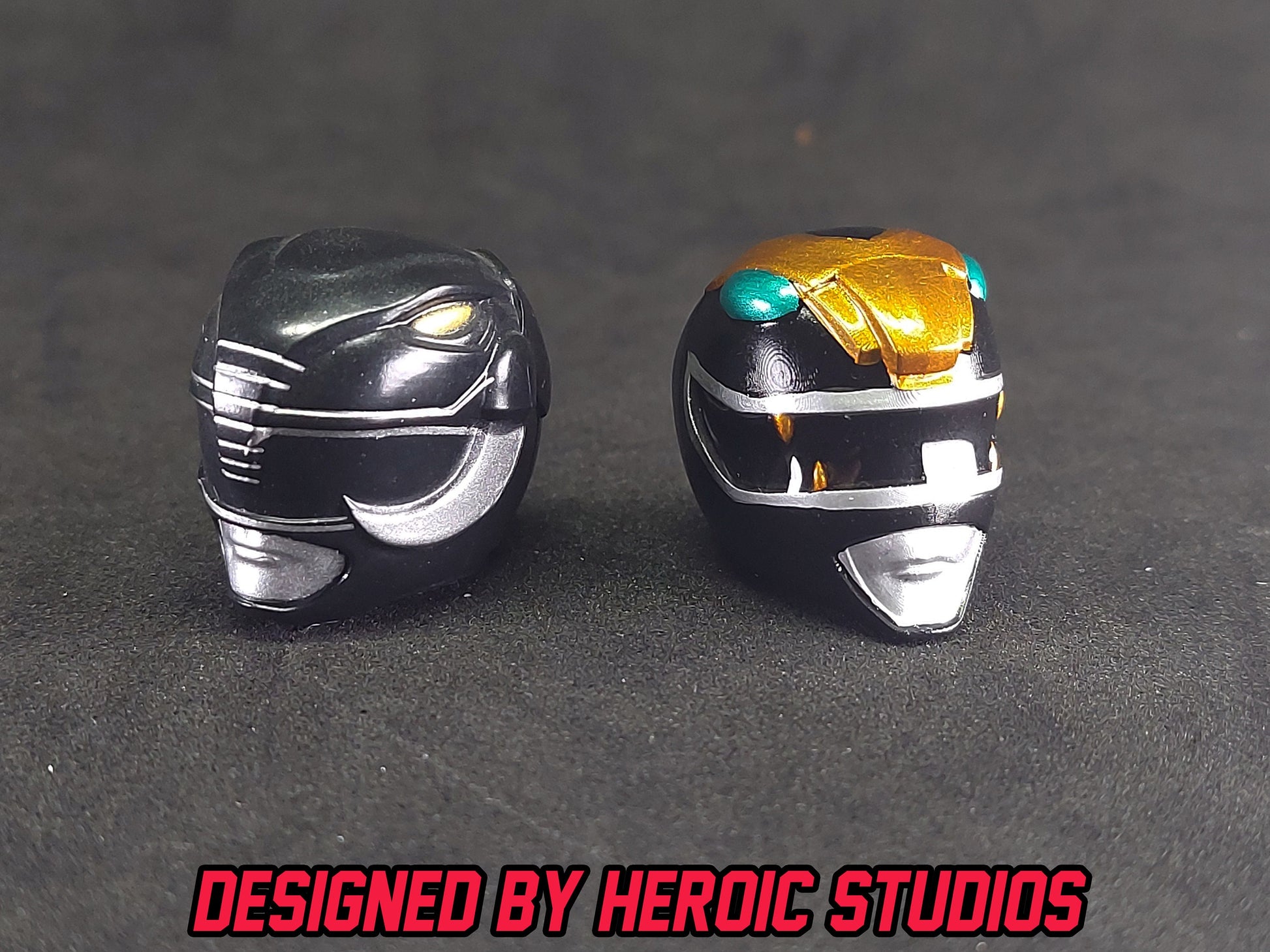 Black Lion Thunderzord Helmet | Lightning Collection Accesory | 3D Printed | Created by Heroic Studios