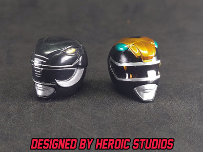 Black Lion Thunderzord Helmet | Lightning Collection Accesory | 3D Printed | Created by Heroic Studios