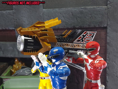 Mighty Morphin Power Rangers - Power Cannon \ DaiRanger - Super Qi-Power Bazooka | Lightning Collection Accessory Weapons