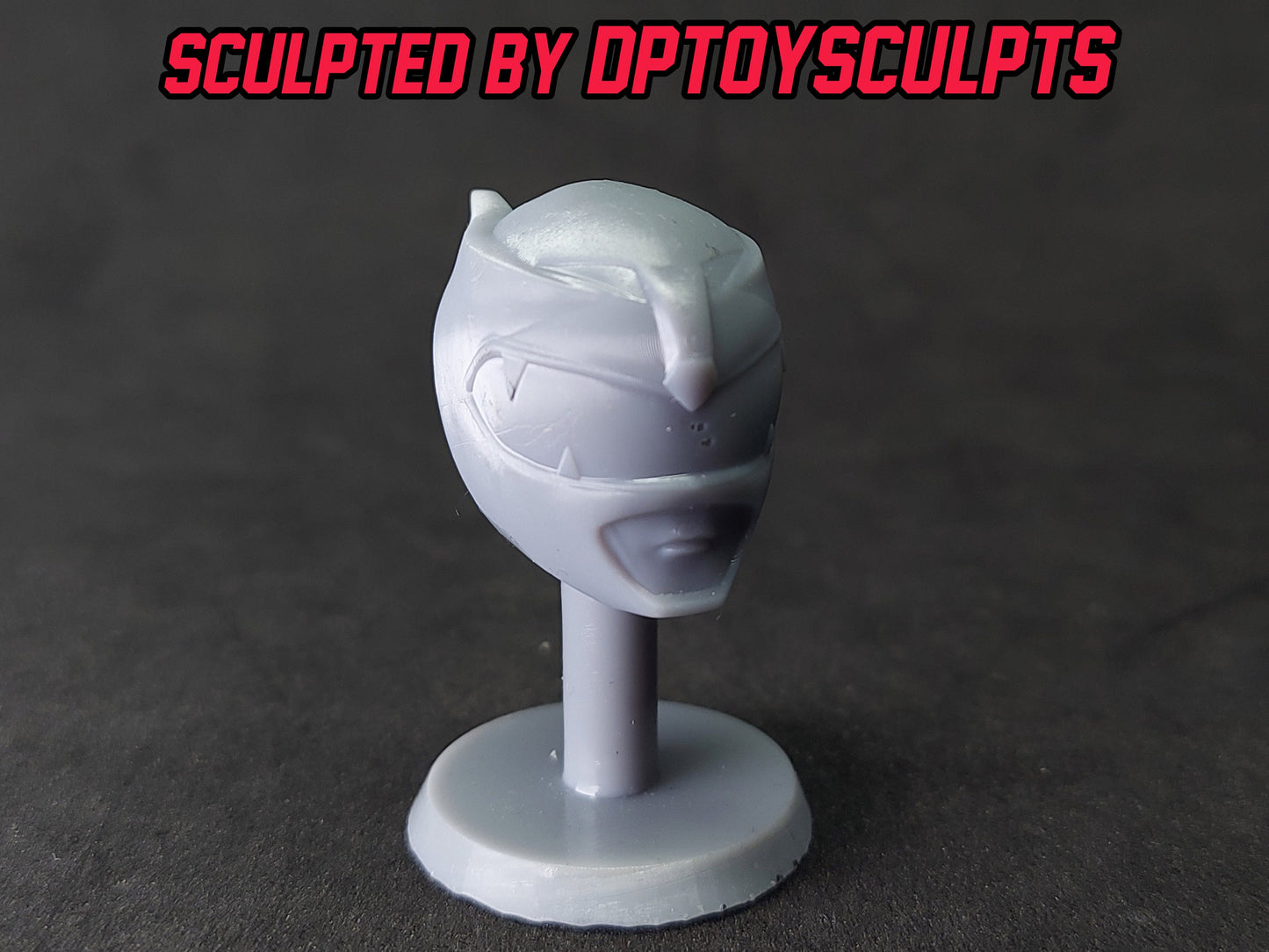 Ninjetti Blue Wolf Helmet | Lightning Collection Custom | Power Rangers | 3D Printed | Created by DPToySculpts