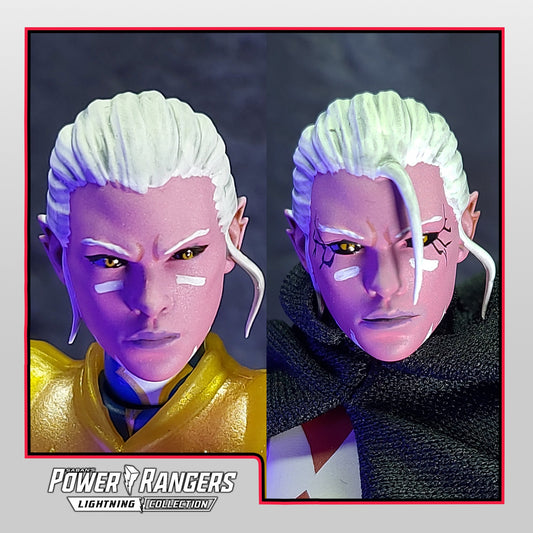 Kiya Kyatyl - Blue Omega Ranger Headsculpt | Lightning Collection Accessory | 3D Printed