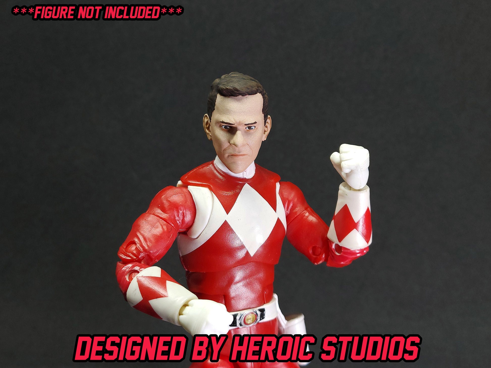 Rocky DeSantos Headsculpt | Lightning Collection Accesory | 3D Printed | Created by Heroic Studios