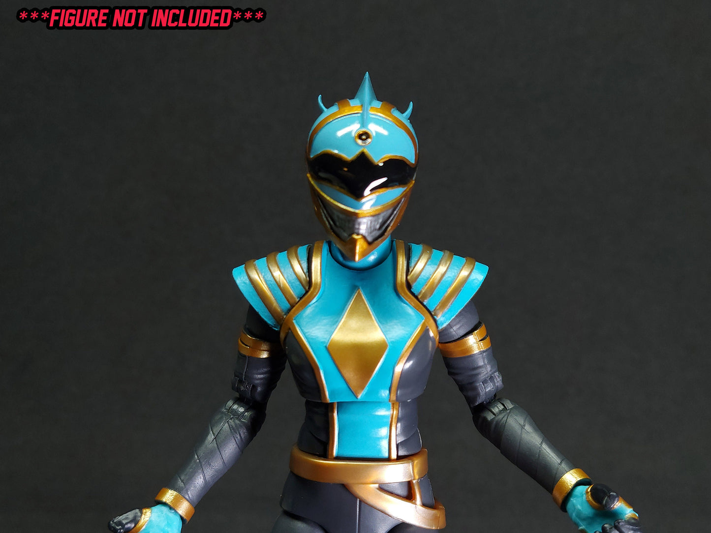 Boom Comics Power Rangers - Lightning Collection Blue Death Ranger Painted Helmet | Created by Heroic Studios