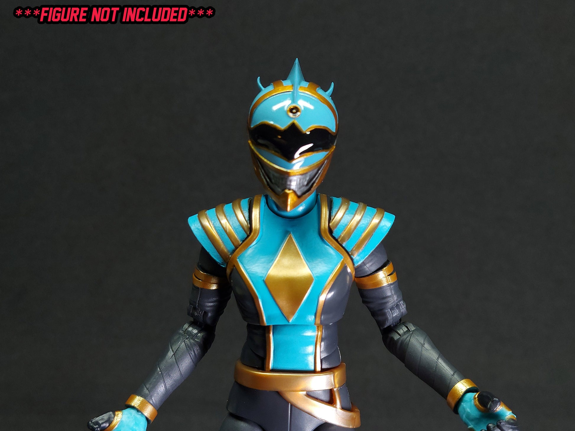 Boom Comics Power Rangers - Lightning Collection Blue Death Ranger Painted Helmet | Created by Heroic Studios