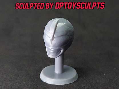 Ninjetti Pink Crane Helmet | Lightning Collection Custom | Power Rangers | 3D Printed | Created by DPToySculpts