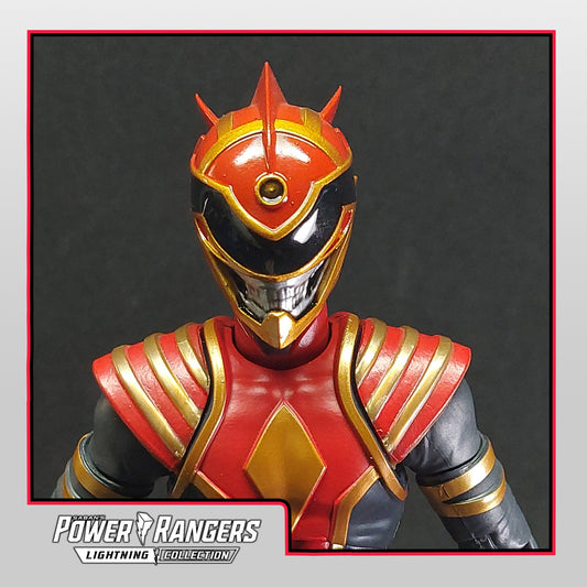 Boom Comics Power Rangers - Lightning Collection Red Death Ranger Painted Helmet | Created by Heroic Studios