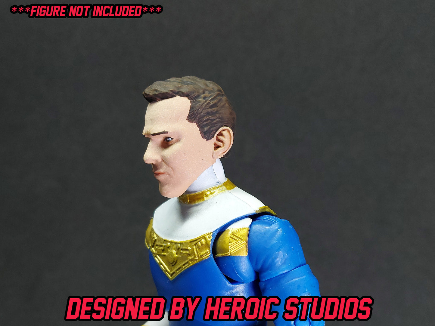 Rocky DeSantos Headsculpt | Lightning Collection Accesory | 3D Printed | Created by Heroic Studios