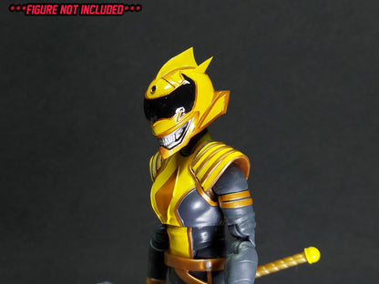 Boom Comics Power Rangers - Lightning Collection Yellow Death Ranger Painted Helmet | Created by Heroic Studios