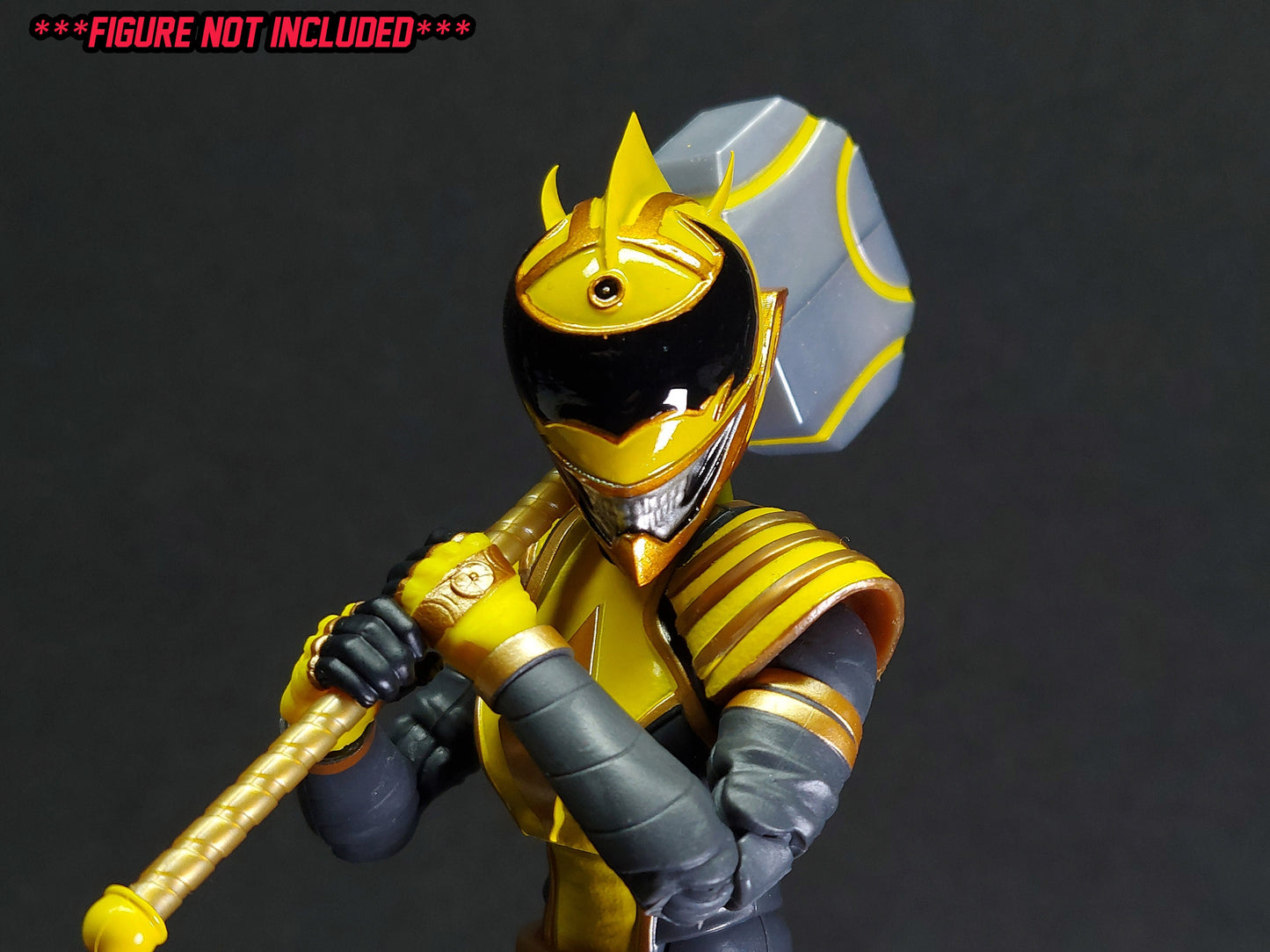 Boom Comics Power Rangers - Lightning Collection Yellow Death Ranger Painted Helmet | Created by Heroic Studios