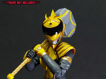 Boom Comics Power Rangers - Lightning Collection Yellow Death Ranger Painted Helmet | Created by Heroic Studios