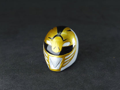 Ninjetti White Falcon Helmet | Lightning Collection Custom | Power Rangers | 3D Printed | Created by DPToySculpts