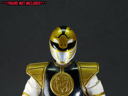 Ninjetti White Falcon Helmet | Lightning Collection Custom | Power Rangers | 3D Printed | Created by DPToySculpts