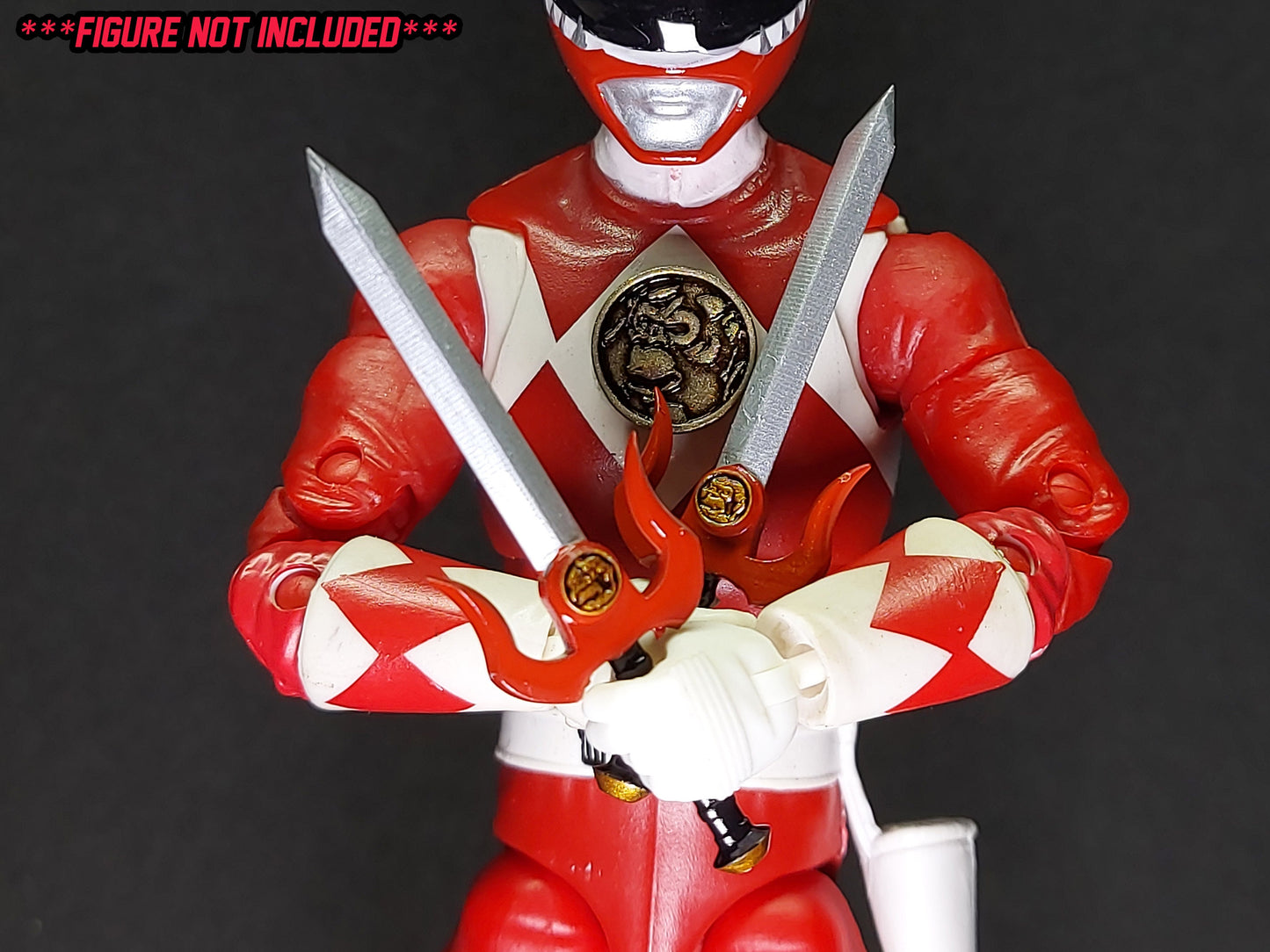 Ninjetti Ape Sai | Lightning Collection Accesory | 3D Printed | Created by Heroic Studios