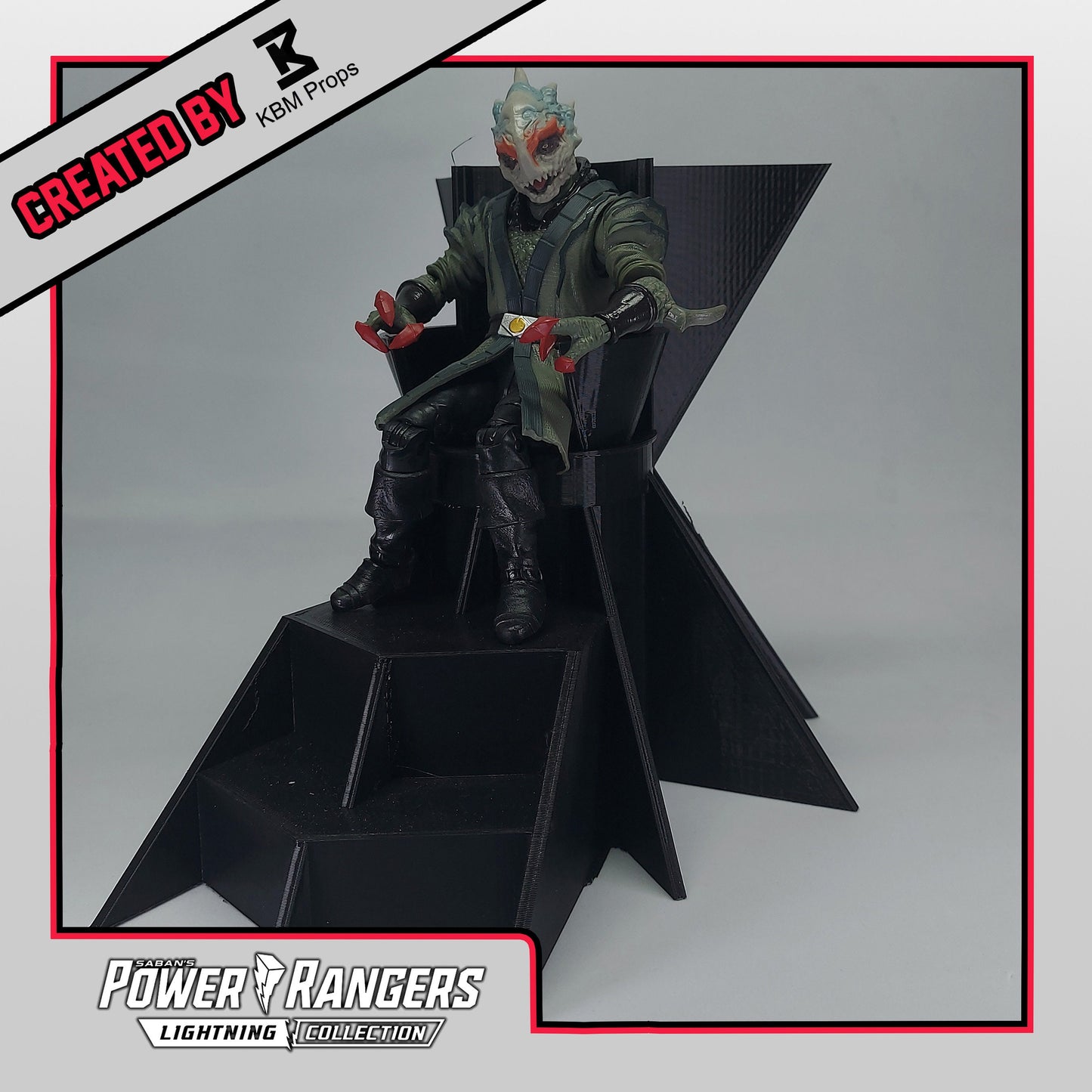 Power Rangers - Lightning Collection Accessories - Mesogog's Throne | Created by KBM_Props