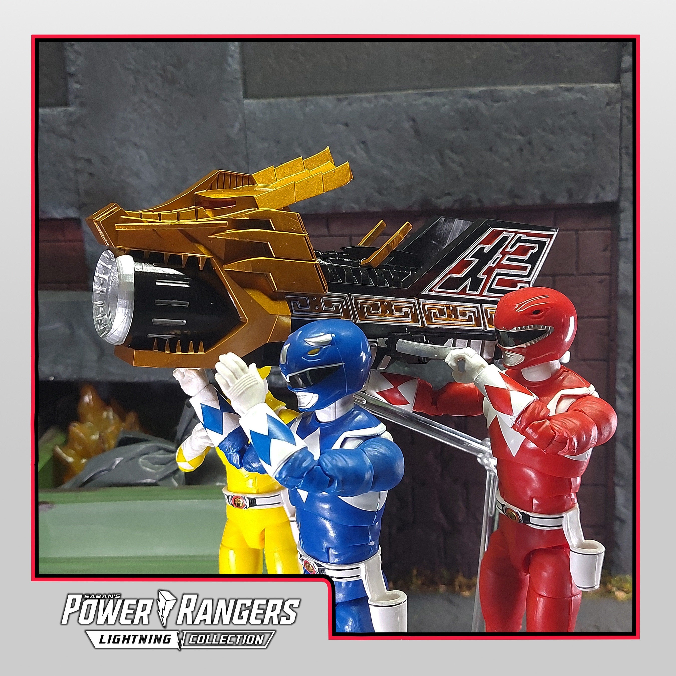 Mighty Morphin Power Rangers - Power Cannon \ DaiRanger - Super Qi-Pow ...