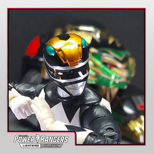 Black Lion Thunderzord Helmet | Lightning Collection Accesory | 3D Printed | Created by Heroic Studios