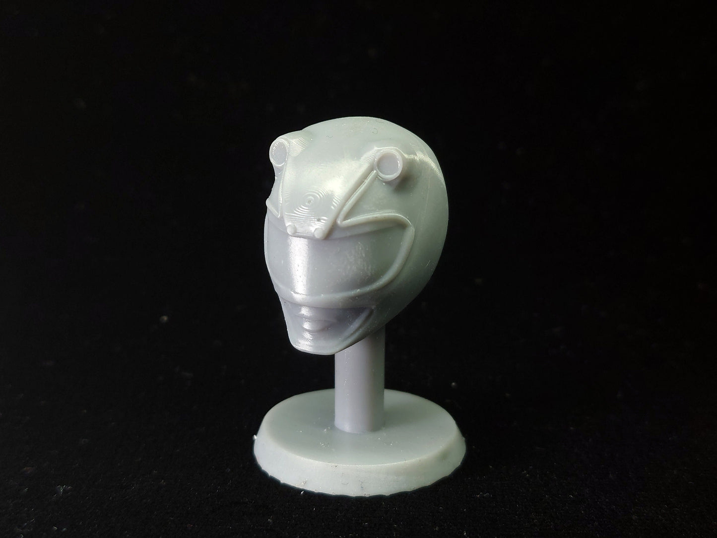 Ninjetti Black Frog Helmet | Lightning Collection Custom | Power Rangers | 3D Printed | Created by DPToySculpts