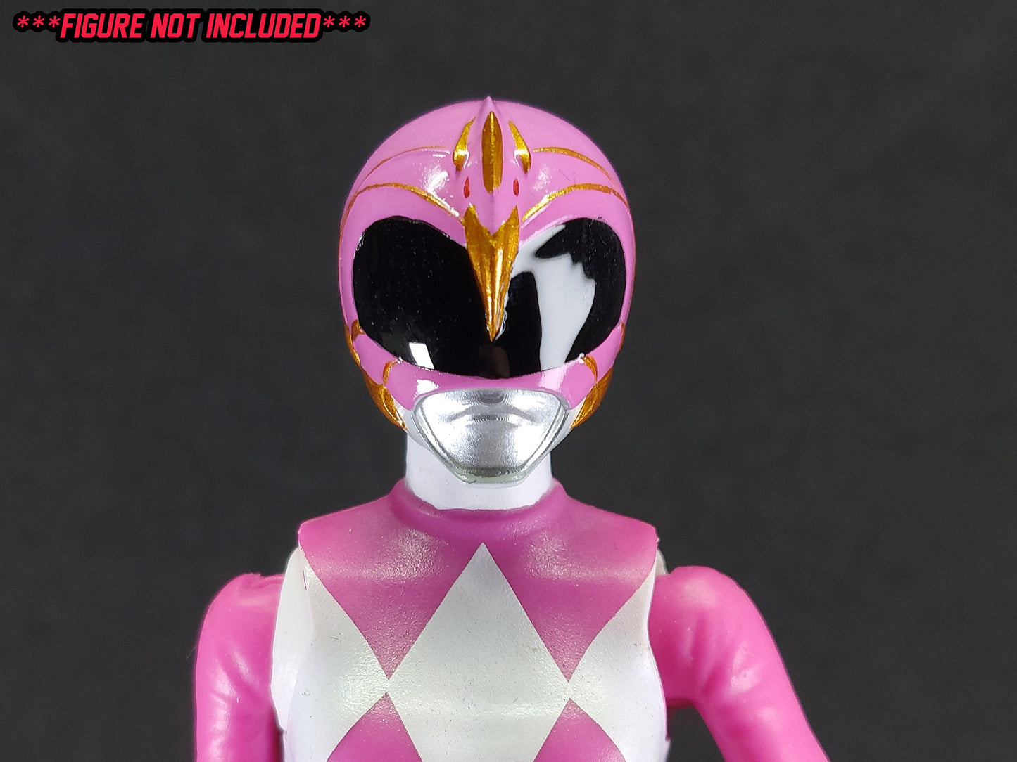 Pink Firebird Thunderzord Helmet | Lightning Collection Accesory | 3D Printed | Created by Heroic Studios