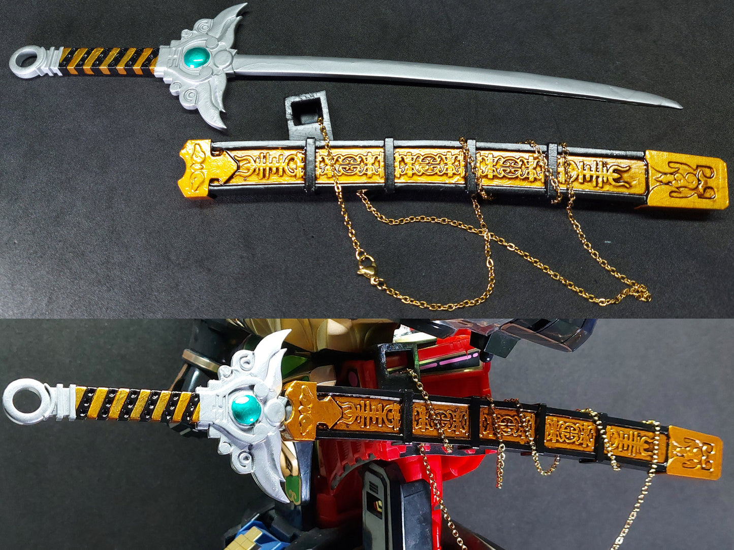 Mighty Morphin Power Rangers Deluxe Thunderzord 3D Printed Replacement Parts | Upgrades [1994]