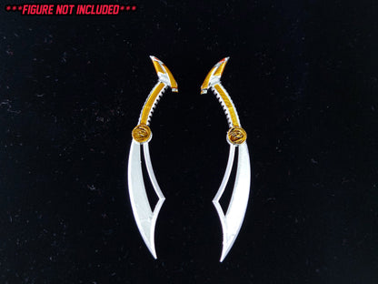 Ninjetti Falcon Sabers | Lightning Collection Accesory | 3D Printed | Created by Heroic Studios