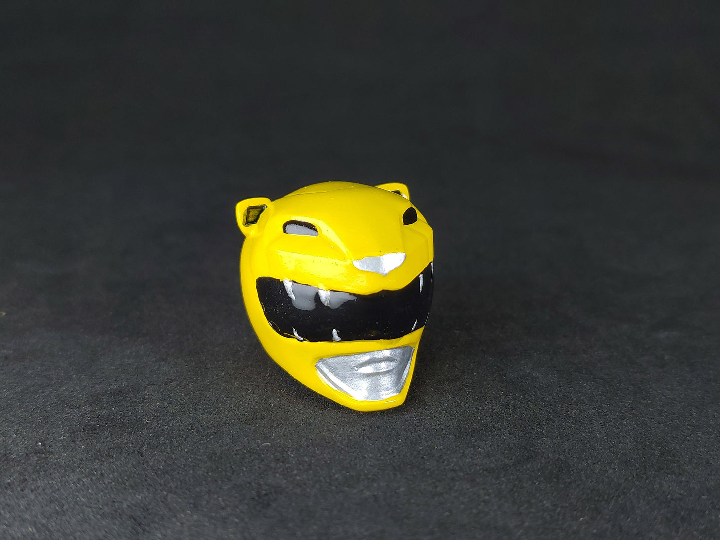 Ninjetti Yellow Bear Helmet | Lightning Collection Custom | Power Rangers | 3D Printed | Created by DPToySculpts