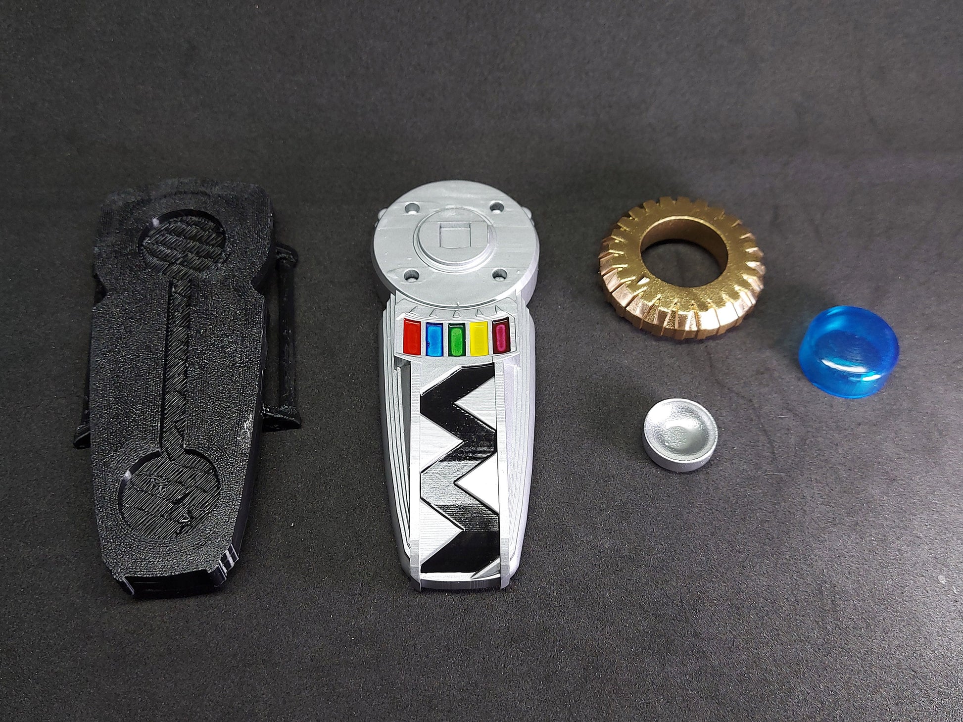 3D Printed & Painted Power Rangers Transmorpher / Gingaman Ginga Braces | Display Prop