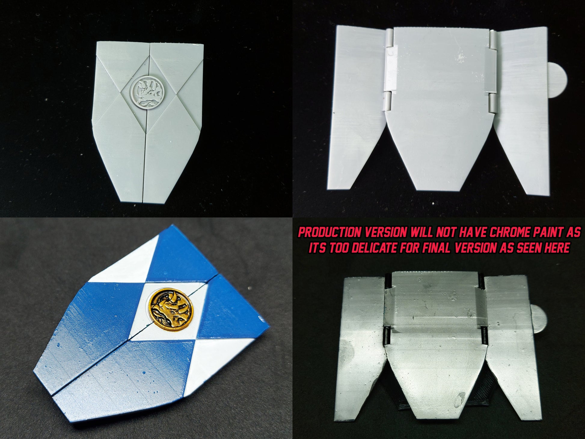 Mighty Morphin Power Rangers Mirror Shield | Lightning Collection Accessories