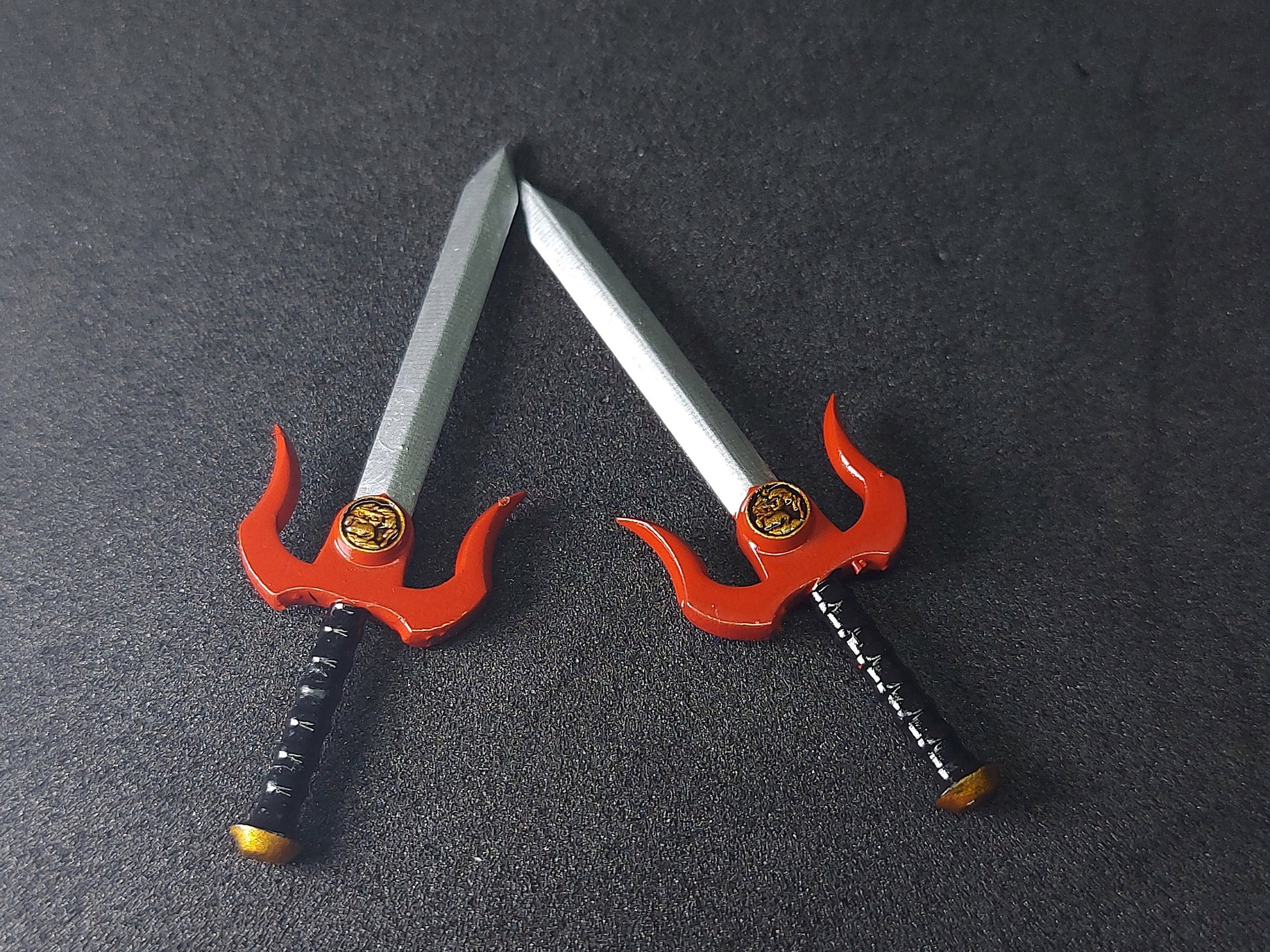 Ninjetti Ape Sai | Lightning Collection Accesory | 3D Printed | Created by Heroic Studios
