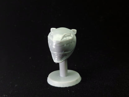 Ninjetti Yellow Bear Helmet | Lightning Collection Custom | Power Rangers | 3D Printed | Created by DPToySculpts