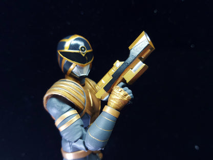 Gold Omega Ranger Blaster | Lightning Collection Accesory | 3D Printed | Created by KBM_Props