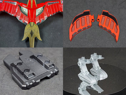 Mighty Morphin Power Rangers Deluxe Thunderzord 3D Printed Replacement Parts | Upgrades [1994]