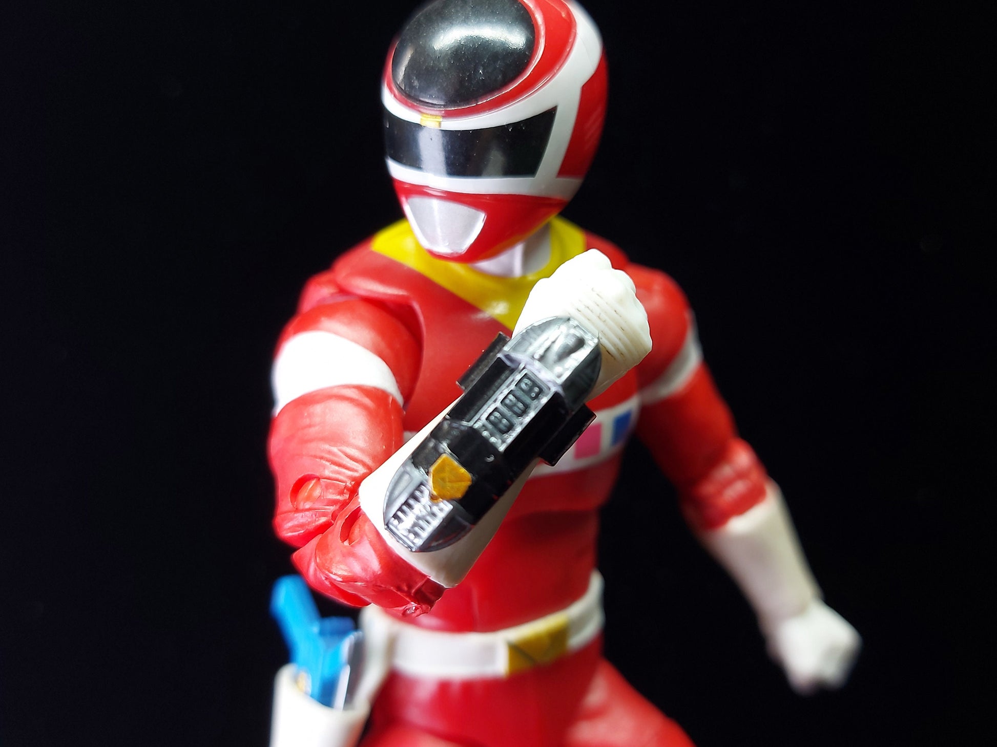 Power Rangers In Space Mini Battlizer Gauntlet / MegaRanger Battle Riser for Lightning Collection