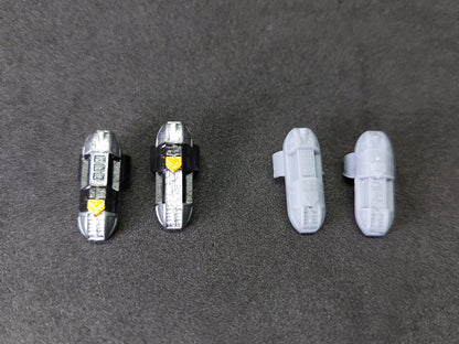 Power Rangers In Space Mini Battlizer Gauntlet / MegaRanger Battle Riser for Lightning Collection