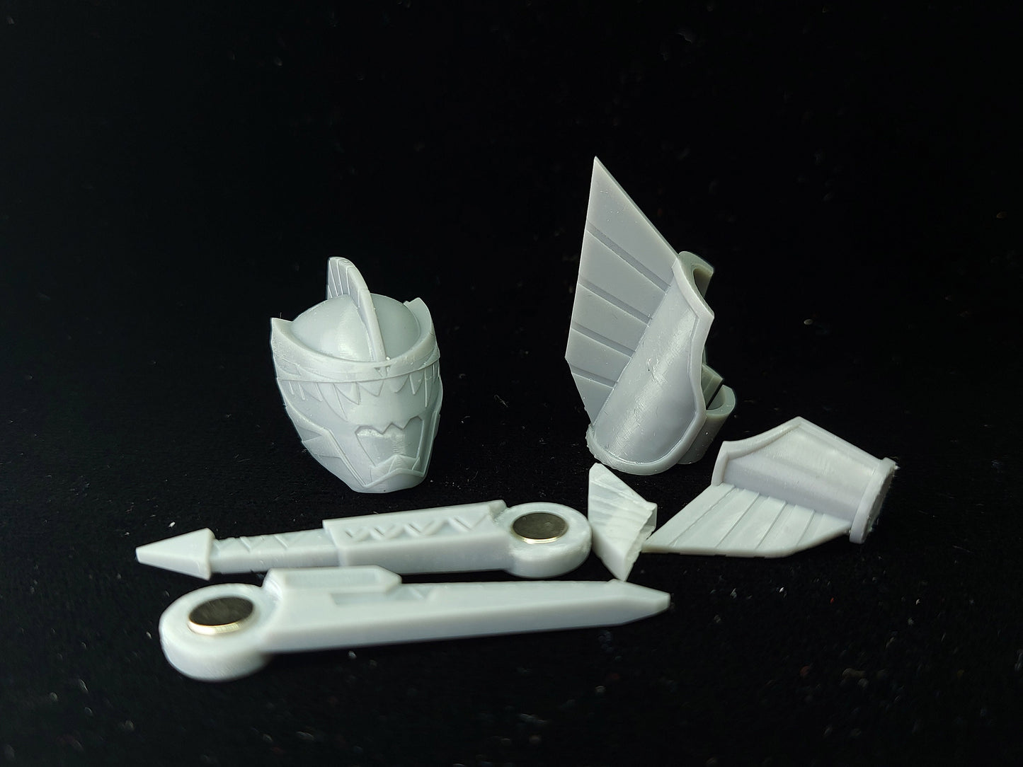 Power Rangers Dino Charge Dark Ranger | Talon Ranger Conversion Kit | Lightning Collection Accessories