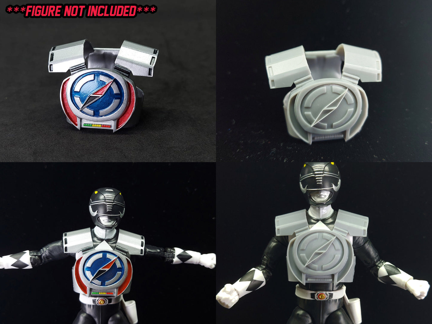 Mighty Morphin Power Rangers - Defender Vest Upgradekit | Lightning Collection